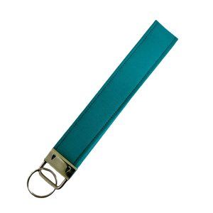 Keychain | Keyfob | Lanyard Wristlet - Solid Teal